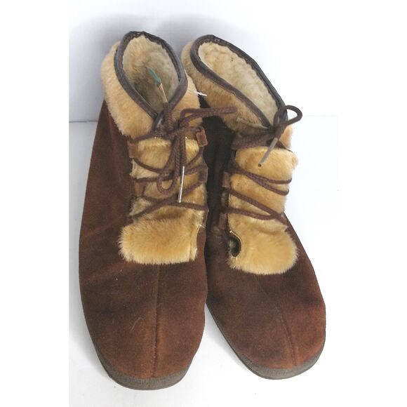 Vintage Yodelers Apres Ski Ankle Boot Size 12 READ - Picture 7 of 7